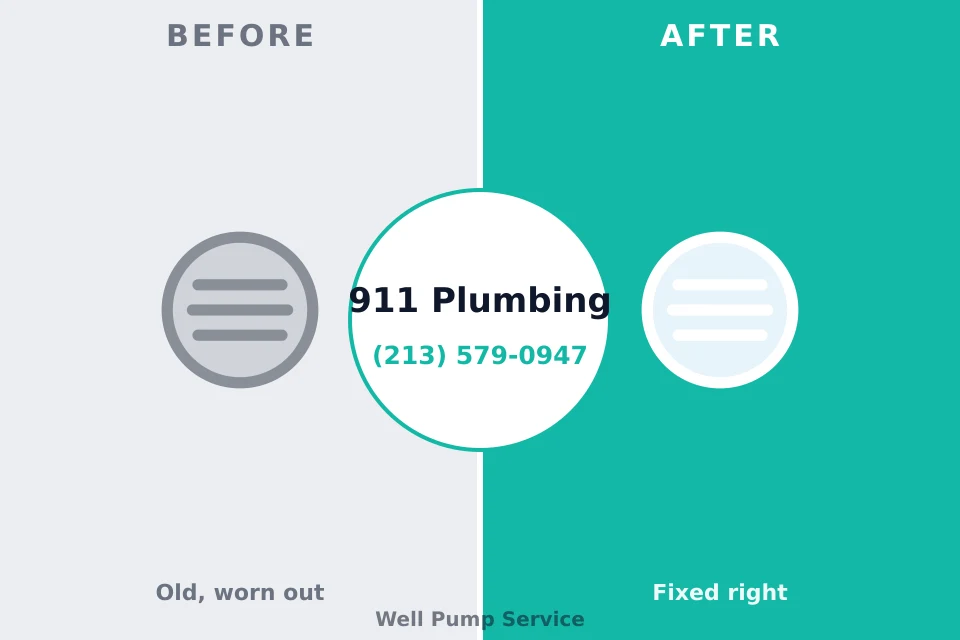 Before and after: plumbing repair Wahpeton, ND